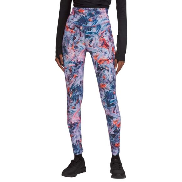 Lululemon Base Pace High-Rise Tight 31" Atmospheric Purple Multi Size 10 EUC - Picture 3 of 9